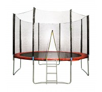 Батут HouseFit HSF 12FT с сеткой и лестницей
