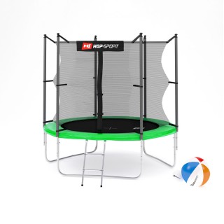 Батут Hop-Sport с внутренней сеткой 244 см green Батут Hop-Sport с внутренней сеткой 244 см green