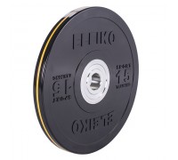 Диск Eleiko для тренировок 15 кг черный 3001950-15