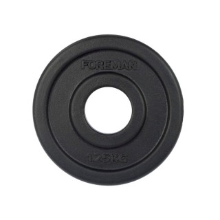Диск олимпийский Foreman Rubo 1,25 кг черный