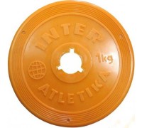 Диск InterAtletika SТ 521-2 1 кг желтый