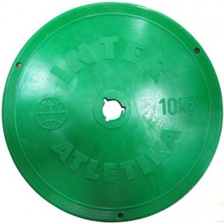 Диск InterAtletika SТ 521-5 10 кг зеленый