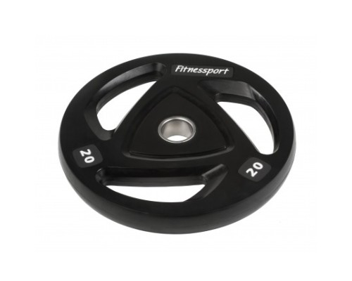 Диск олимпийский FitnesSport RCP17 20 кг черный