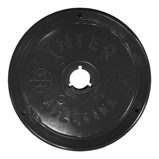 Диск InterAtletika SТ 520-3 2,5 кг черный