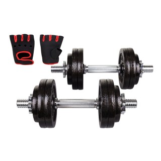 Гантели металлические Hop-Sport Strong 2х15кг Гантели металлические Hop-Sport Strong 2х15кг