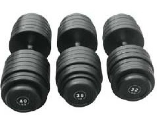 Гантельный ряд Alex FDS-09 2,5/50 кг