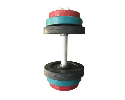 Гантель GoodLift обрезиненная наборная 19,5 кг