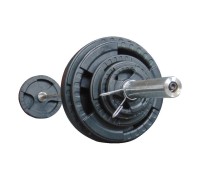 Штанга наборная олимпийская GoodLift 123,5 кг 2,2 м