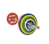Штанга Eleiko в сборе для соревнований по пауэрлифтингу 285 кг цветная 3000230
