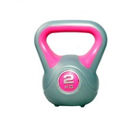 Гиря LiveUp пластиковая насыпная Plastic Kettel Bell 2 кг