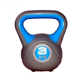 Гиря LiveUp пластиковая насыпная Plastic Kettel Bell 3 кг