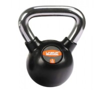 Гиря LiveUp в резиновой оболочке Rubber Kettel Bell 8 кг