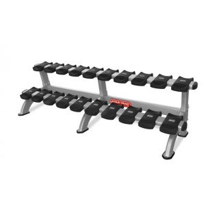 Стойка под гантели 10 пар 2-х уровневая StarTrac 9IP-R8010-13AAS