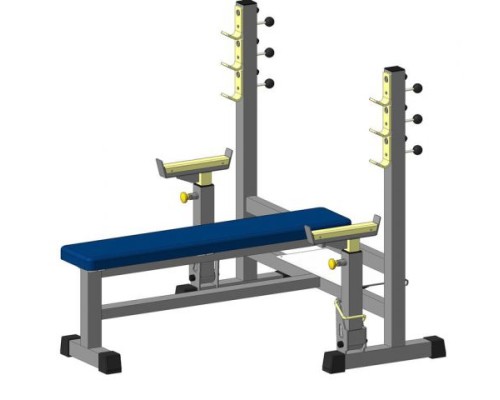 Скамья для жима горизонтальная InterAtletikGym BT304.1