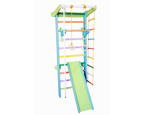 Шведская стенка Babygrai Дельфин 225см в полной комплектации