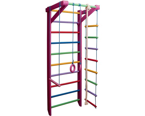 Шведская стенка SportBaby Барби 2-240