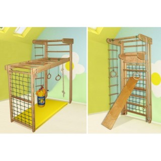 Спортивный уголок трансформер Irelle 210см турник, доска для пресса (сосна)